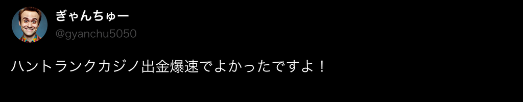ハントランク 口コミ