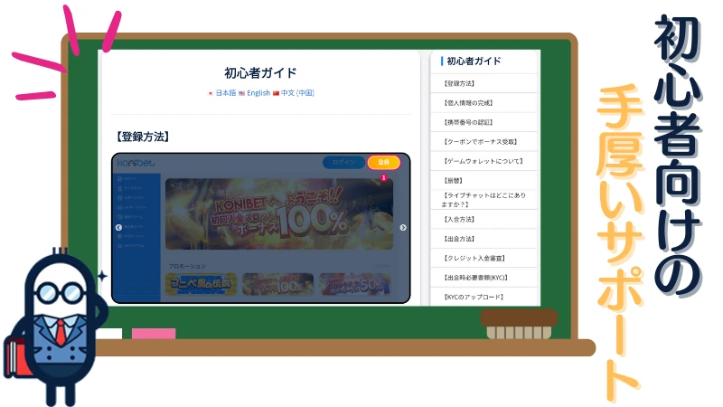 コニベット Konibet 初心者
