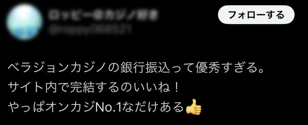 ベラジョン　オンカジオススメ
オンラインカジノ